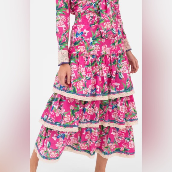 Pitusa Layered Boho Skirt - Picture 1 of 5